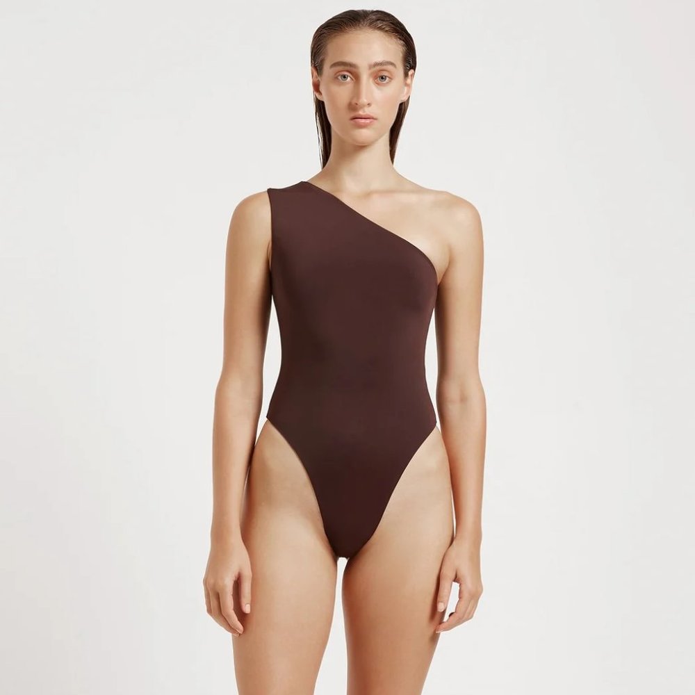 Myra Swim Ramone One Piece in Chocolate